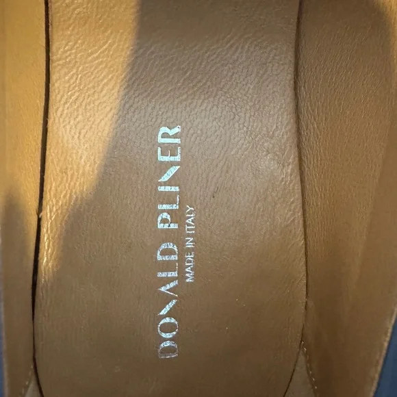 Donald J. Pliner Slate Blue Leather Loafers - Picture 14 of 16